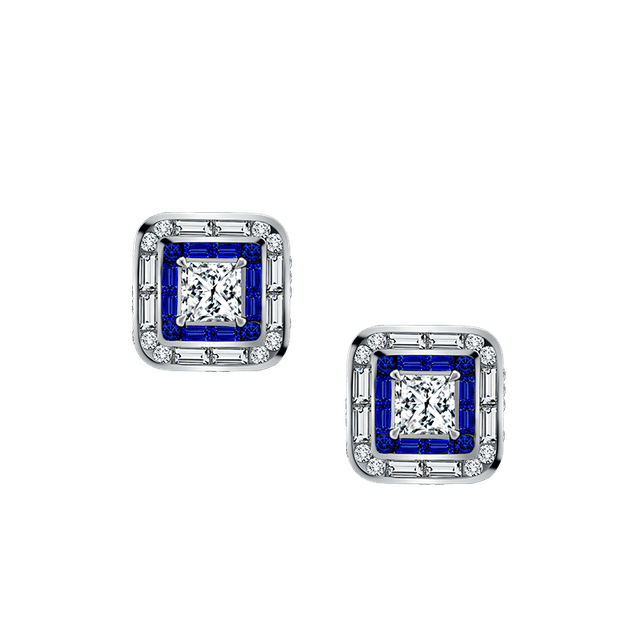 Azure Firemark Earrings