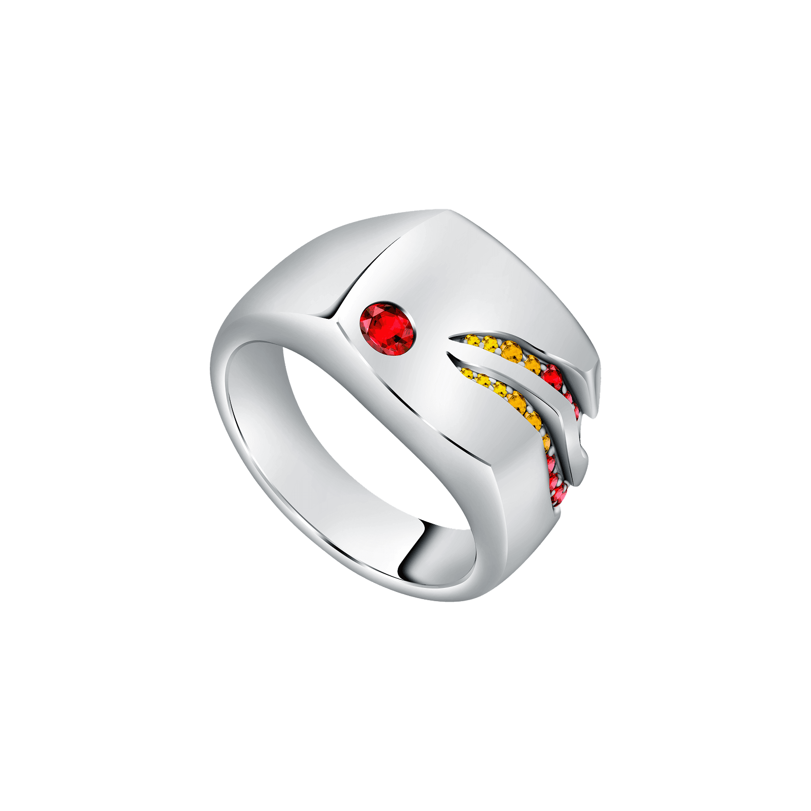 Heated Fire Mens Ring gradiore