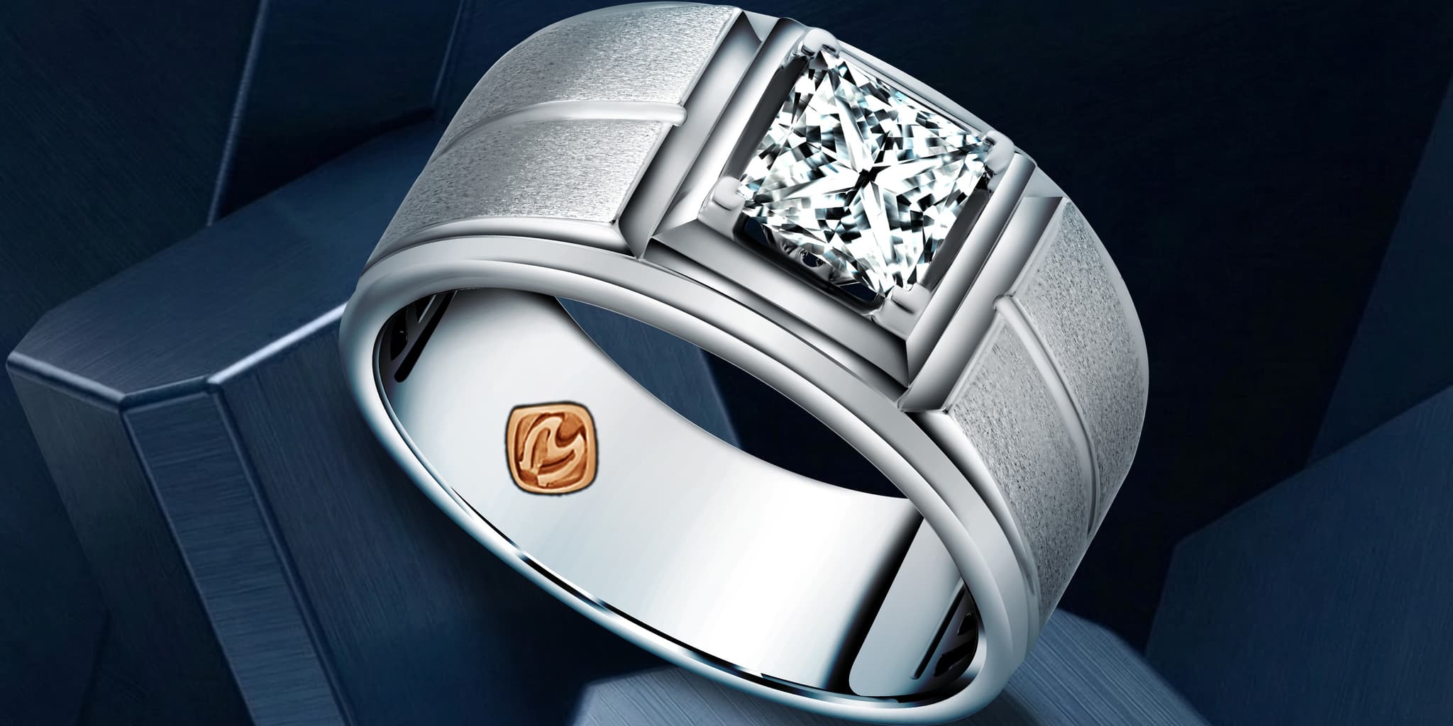 Cincin Pria dengan Aksen Berlian: Simbol Karakter dan Kepercayaan Diri