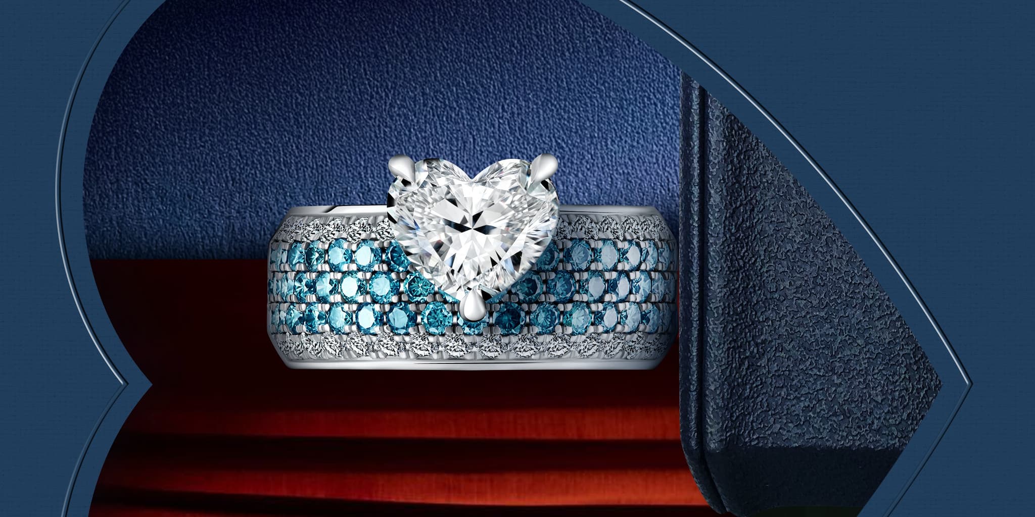 Makna Memberikan Cincin Berlian Bentuk Hati untuk Momen Anniversary