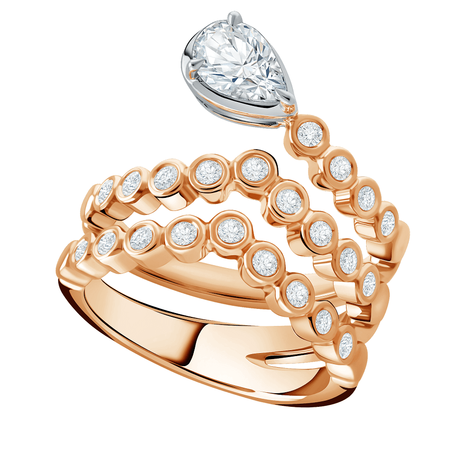 Dreams Twist Ring: Cincin Berlian Wanita untuk Anda yang Dinamis
