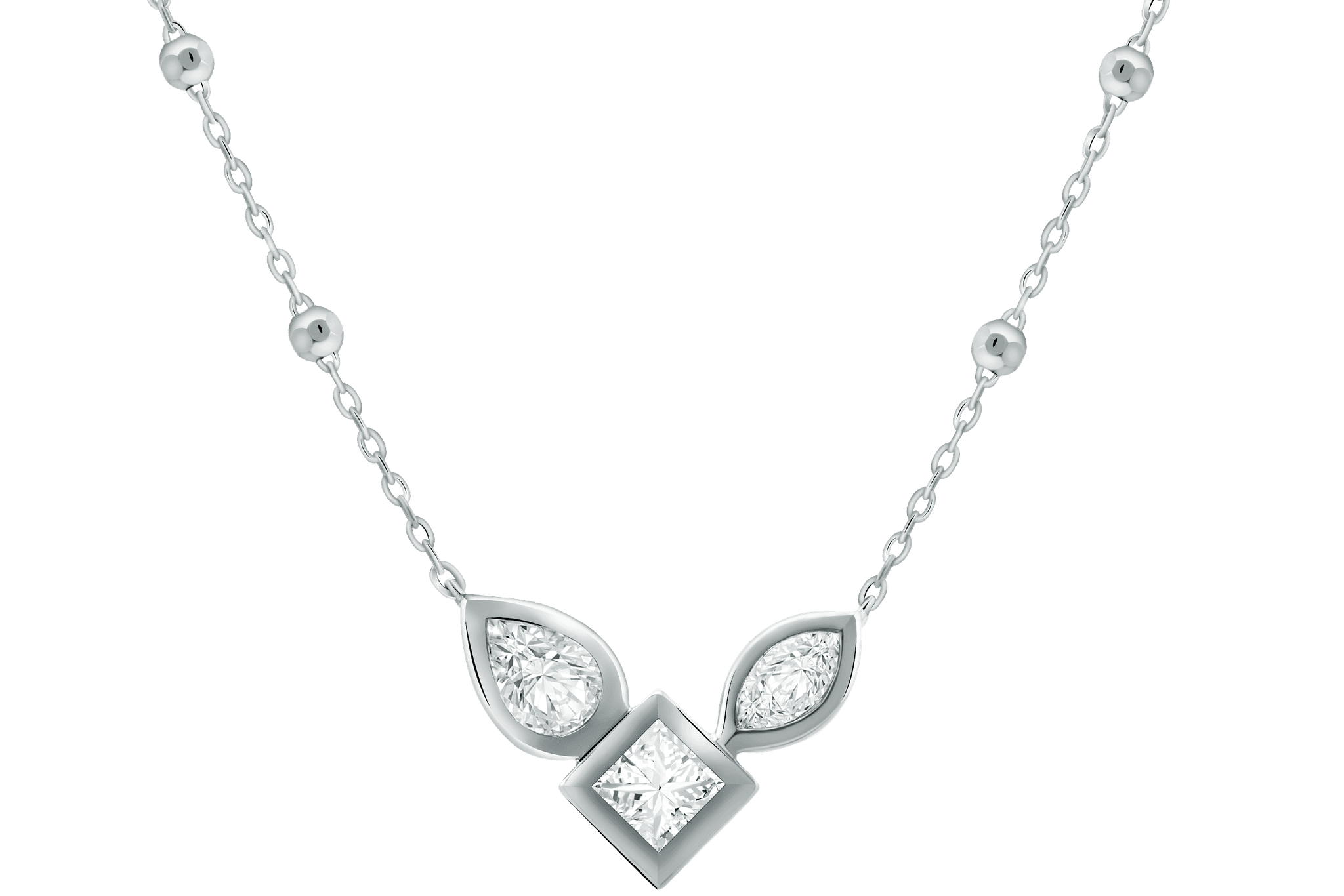 Athena Representasi Mewah dari Kalung Berlian Modern