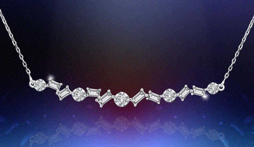 Model Kalung Emas Simple Elegan dengan Berlian yang Jadi Favorit Anak Muda Saat Ini