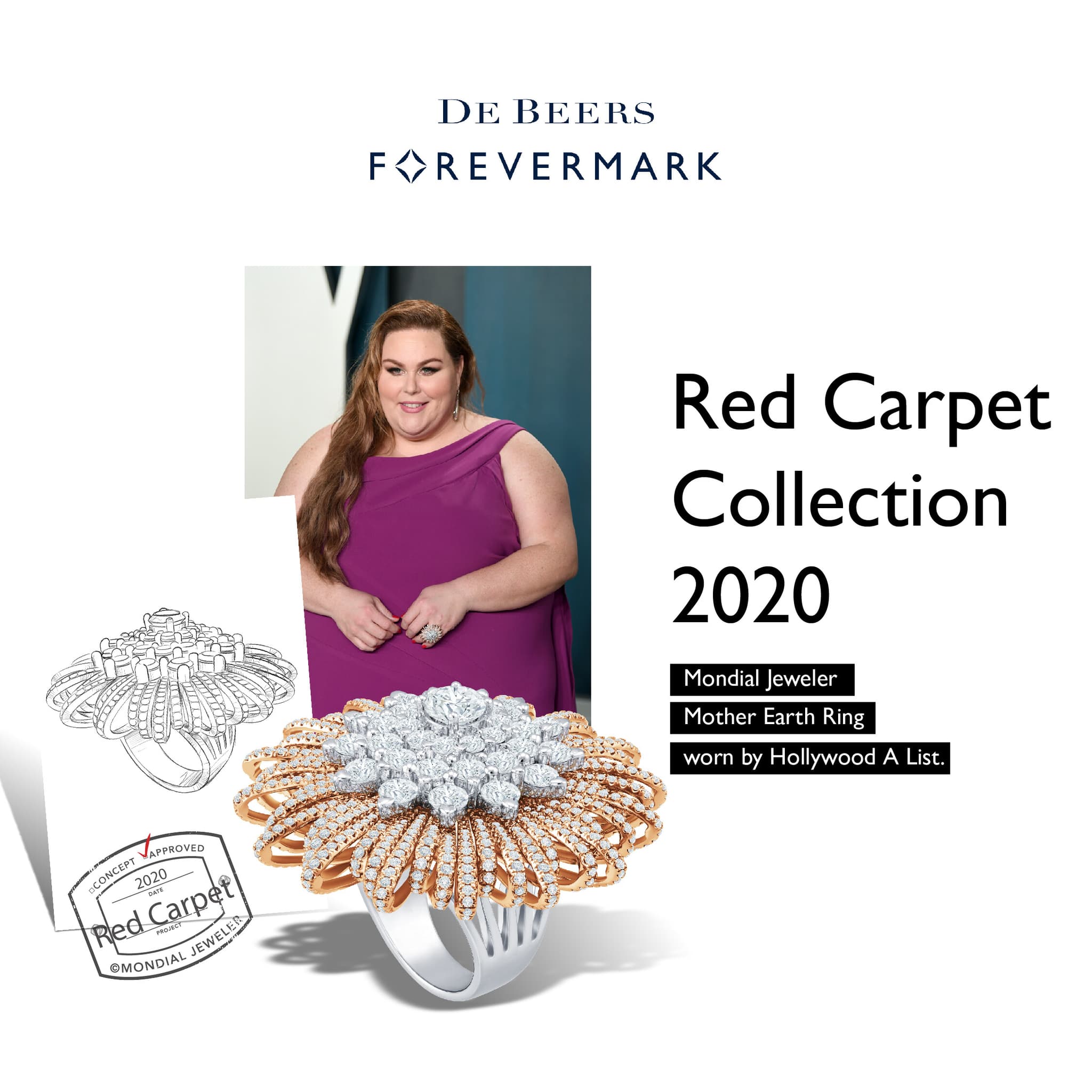 Cincin Berlian Forevermark “Mother Earth” Karya Anak Bangsa dipakai di Event Hollywood