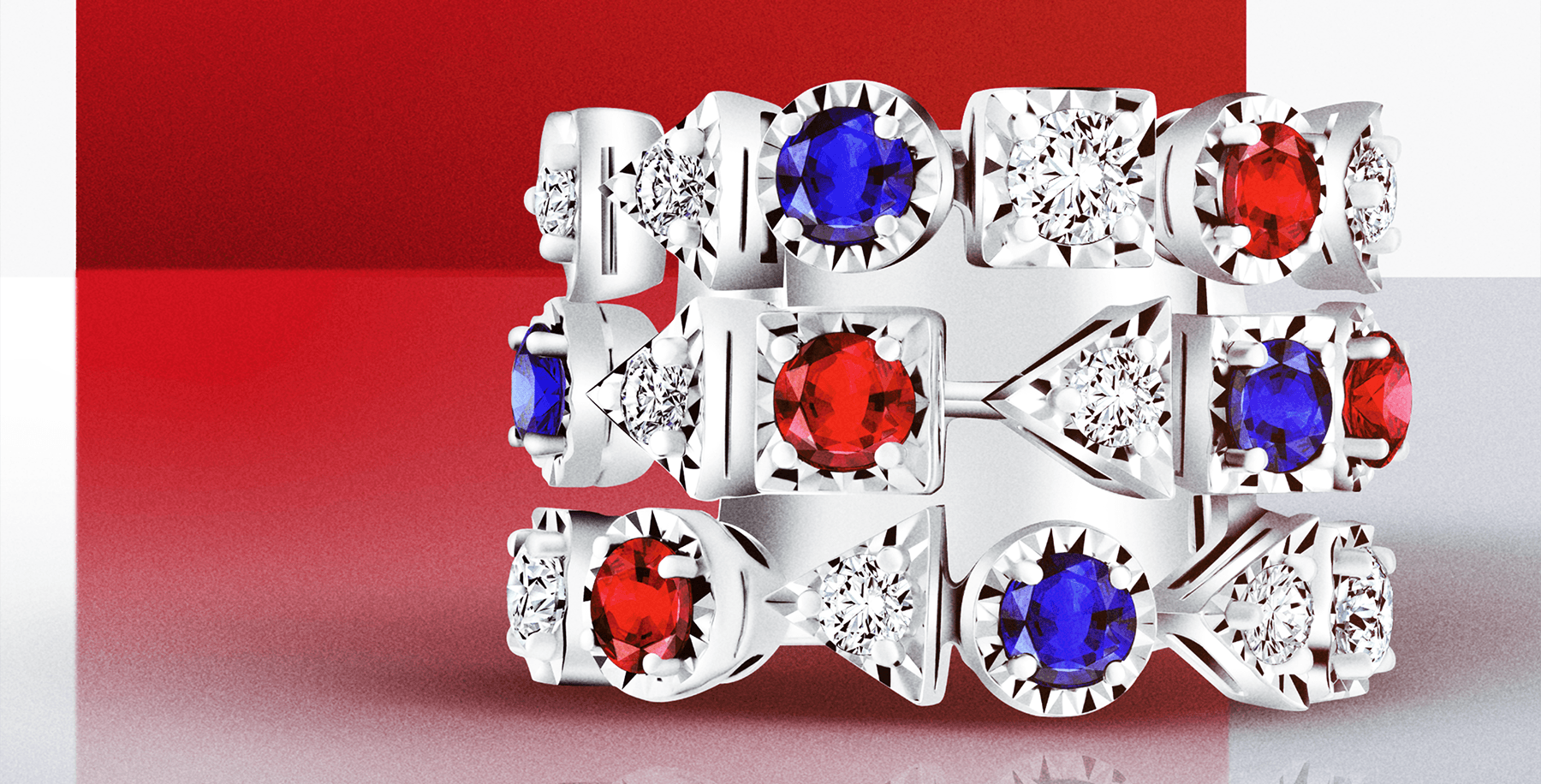 Mix and Match Precious Stone Rings Sesuai dengan Warna Outfit Lebaran Idul Fitri