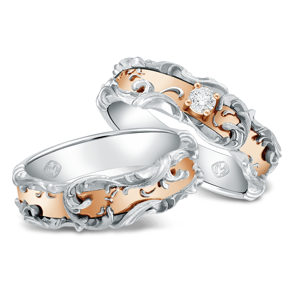 Kilau Percikan Air dalam Cincin Kawin Kreasi Tex Saverio