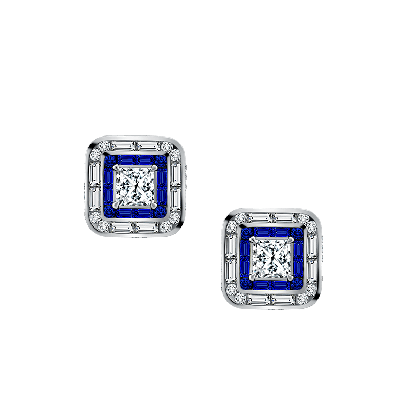 Azure Firemark Earrings